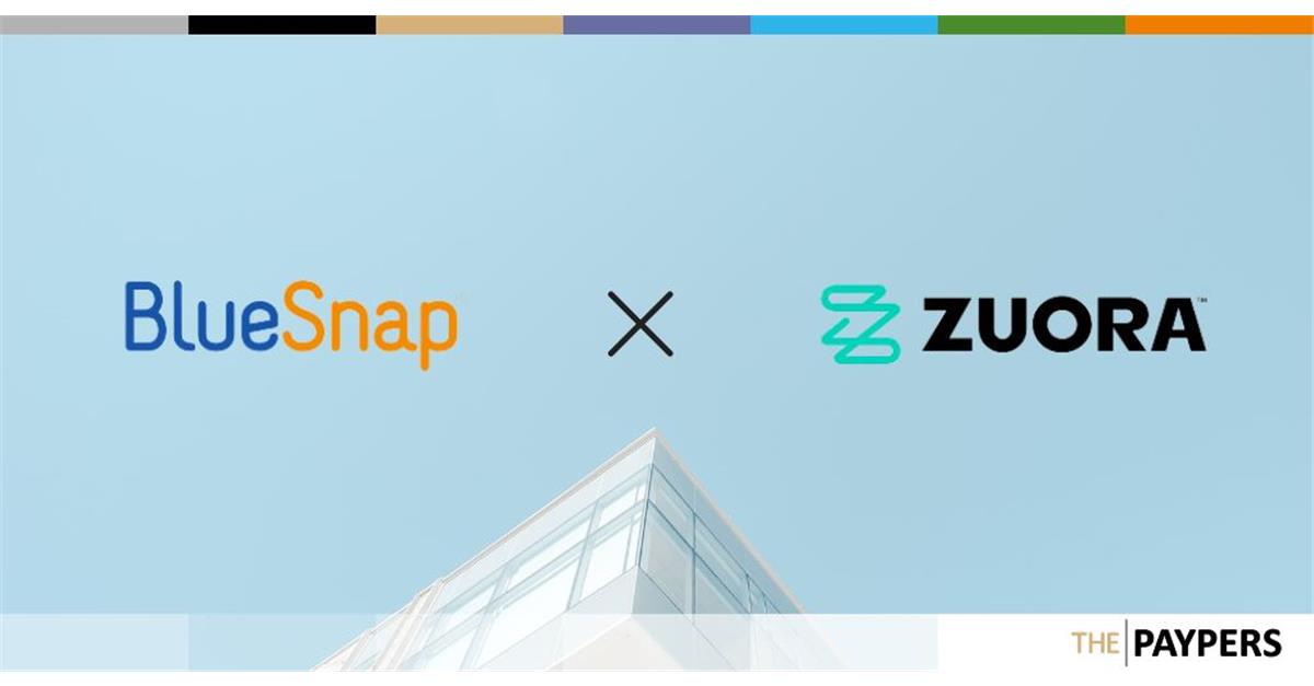 Global end-to-end payment platform BlueSnap has been named as the preferred payment partner for Zuora. 
